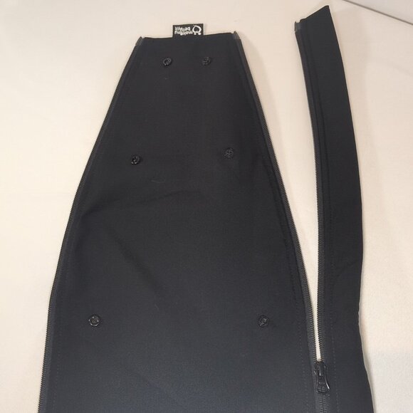 Make My Belly Fit Universal Coat Jacket Extender Black Pregnancy Maternity - Picture 9 of 13